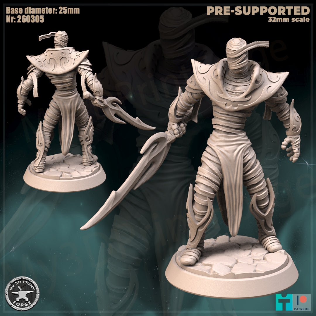 Ethereal Guard - 32mm Scale - Unpainted Miniature