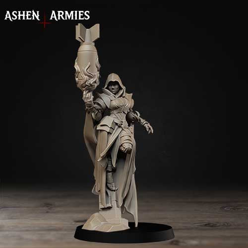 Artillery Witches, Hellbound Apostasy - Bullet Crusade - Unpainted Miniature