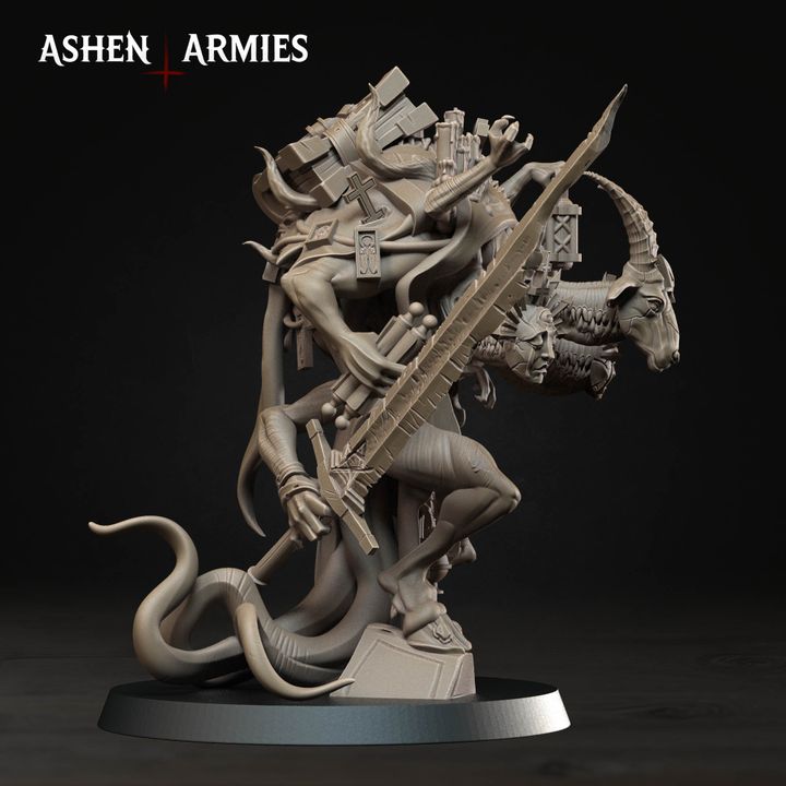 Scripture Guardian, Hellbound Apostasy - Bullet Crusade - Unpainted Miniature