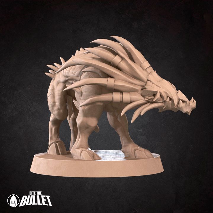 Imps & Hell Hound - Fel Wastes Set - 32mm, 35mm Scale - Unpainted Miniature