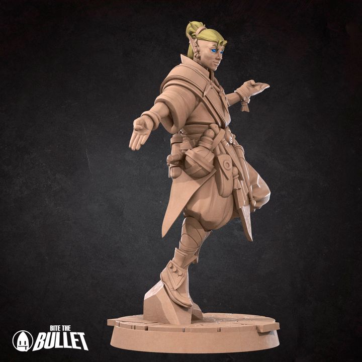 Elf Psychic | 32mm, 35mm Scale | Unpainted Miniature