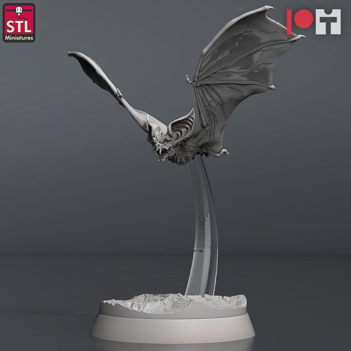 Blood Bats Set - 32mm Scale - Unpainted Miniature