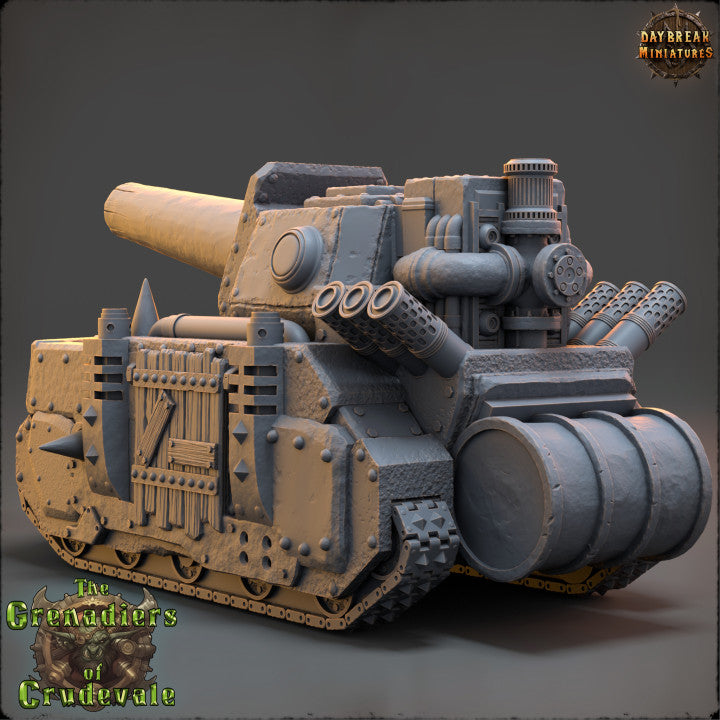 Calamity Tank Mark II - The Grenadiers of Crudevale - Unpainted Miniature