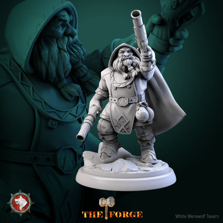 Dwarf Gunslingers - Unpainted Miniature