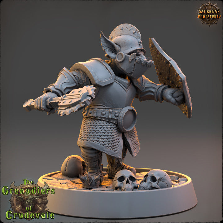 Dynamo Brasser - The Grenadiers of Crudevale - Unpainted Miniature