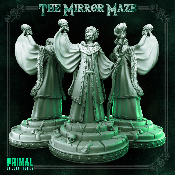 Boss Archmage - Lilith - The Mirror Maze - Masters of Dungeons Quest - Unpainted Miniature