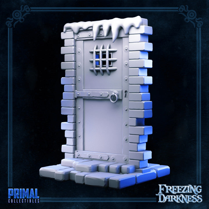 Iron Door - The Freezing Darkness - Masters of Dungeons Quest - Unpainted Miniature