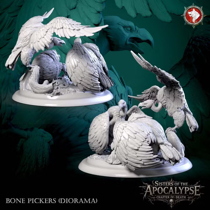 Bone Pickers, Vultures | Sisters of Apocalypse, Death | Unpainted Miniature