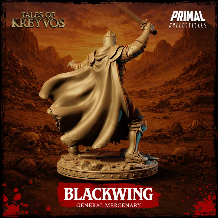 Blackwing, Mercenary - Tales of Kreyvos - Unpainted Miniature