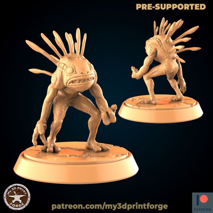 Aquatic Monsters - Unpainted Miniature