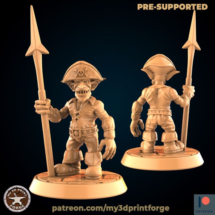 Goblin Pirate - Unpainted Miniature