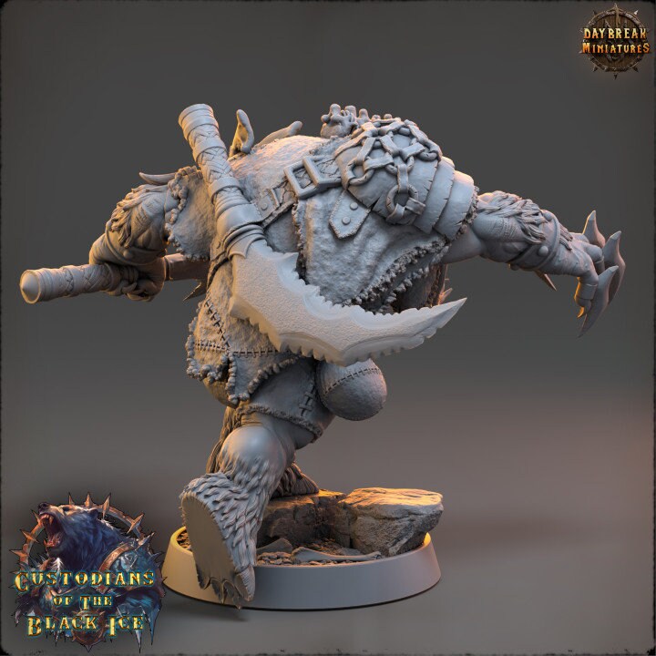Ripdac Torn - Custodians of The Black Ice - Unpainted Miniature