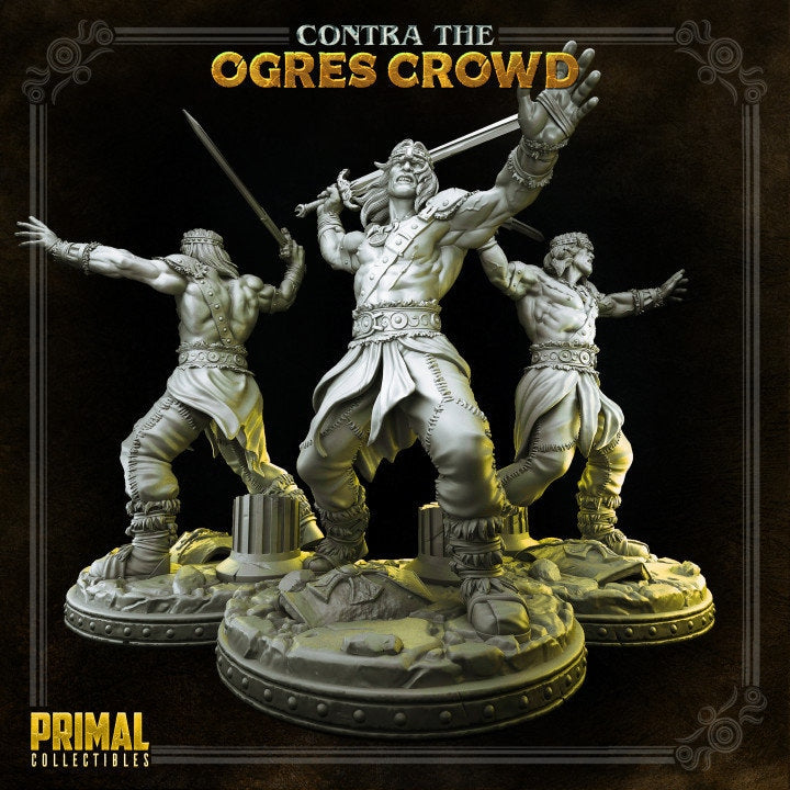 Boris - Barbarian - Contra the Ogres Crowd - Masters of Dungeons Quest