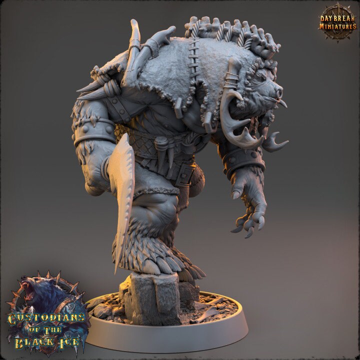Gutter Klusk - Custodians of The Black Ice - Unpainted Miniature