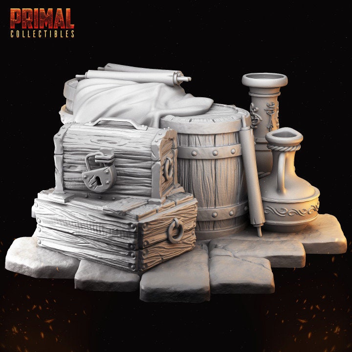 Supply Pile - Masters of Dungeons Quest - Unpainted Miniature