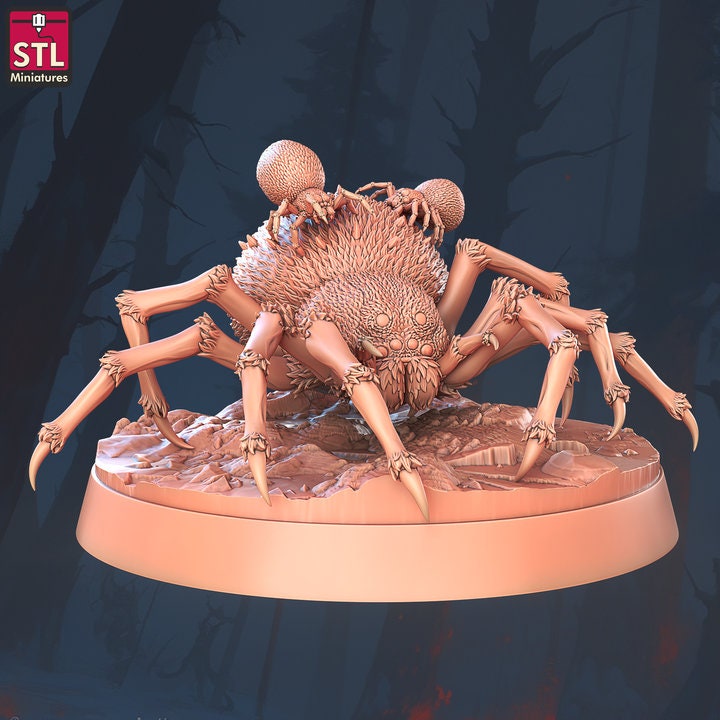 Giant Spiders - Unpainted Miniature