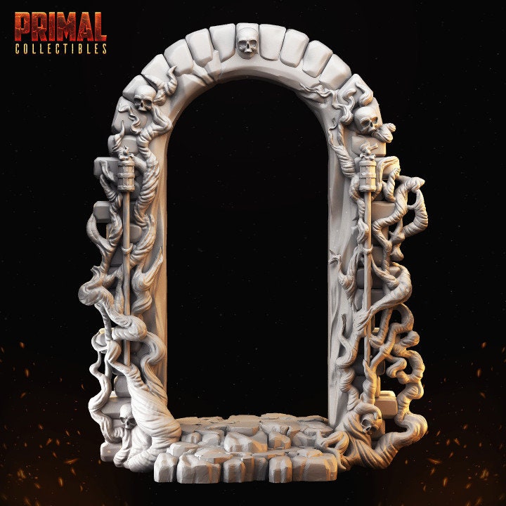 Stone Archway - Masters of Dungeons Quest - Unpainted Miniature