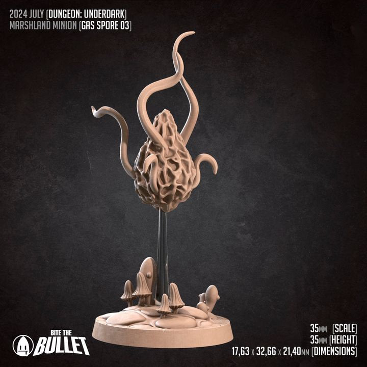 Gas Spores - Mushroom Spores - Unpainted Miniature