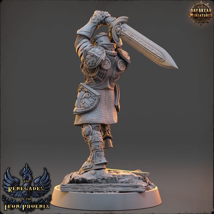 Ghislaine du Faucon Noir - Female Human Paladin - The Renegades of the Iron Phoenix