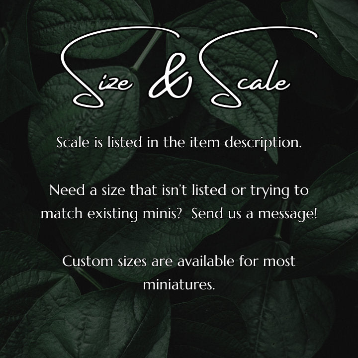 Modular Plants & Pots - Greenhouse Collection - Unpainted Miniature