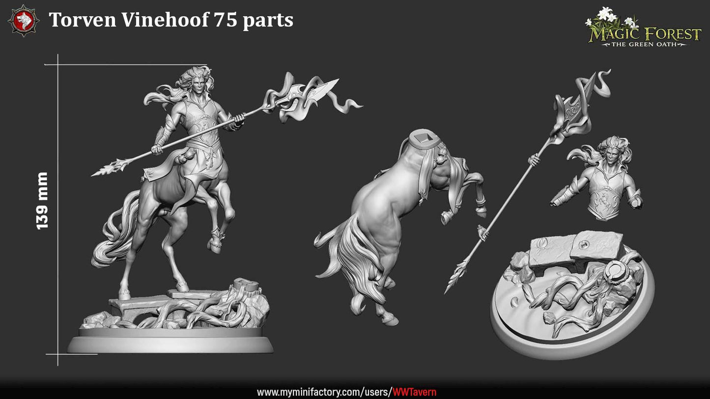 Torven Vinehoof - Unpainted Miniature