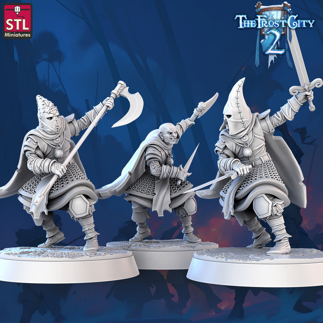 Modular Cultists - The Frost City - 32mm Scale - Unpainted Miniature
