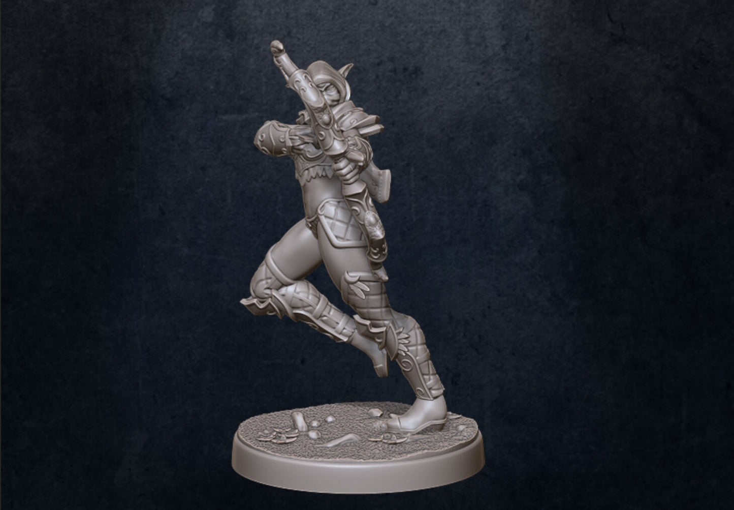 Night Elf Sentinel - Elf Rogue Miniature