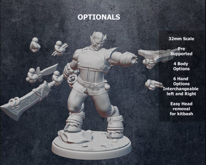 Kahled the Hunter - Unpainted Miniature