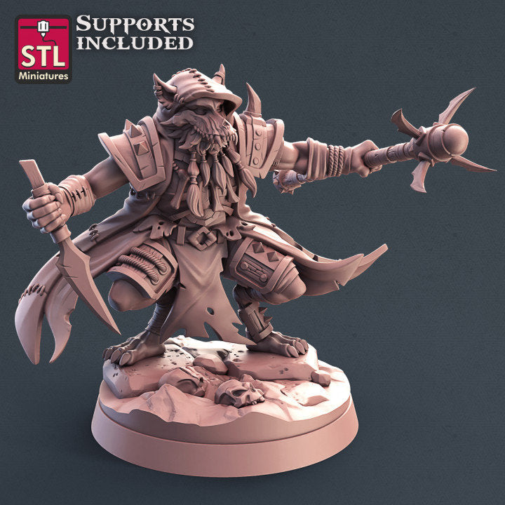 Werewolf Shaman - Unpainted Miniature