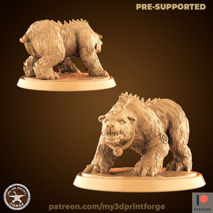 Bear - Unpainted Miniature