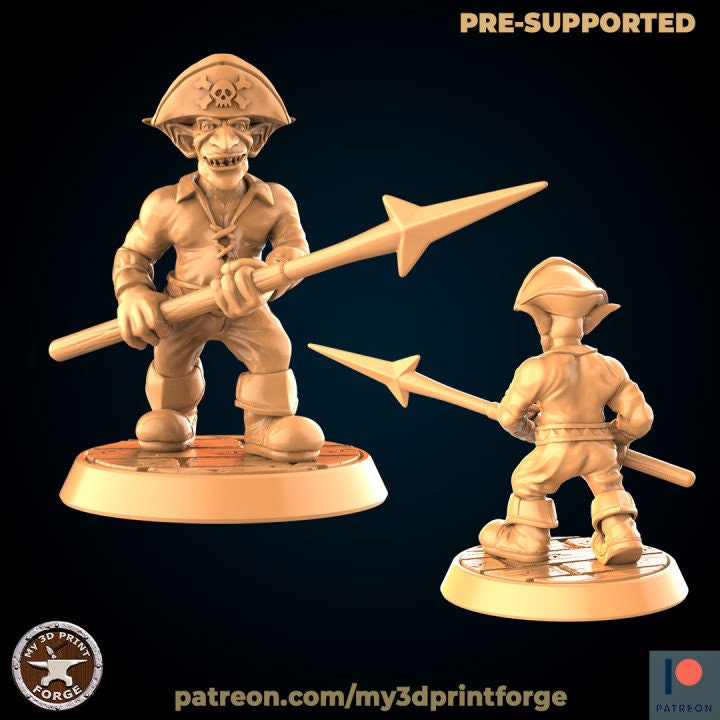 Goblin Pirate - Unpainted Miniature
