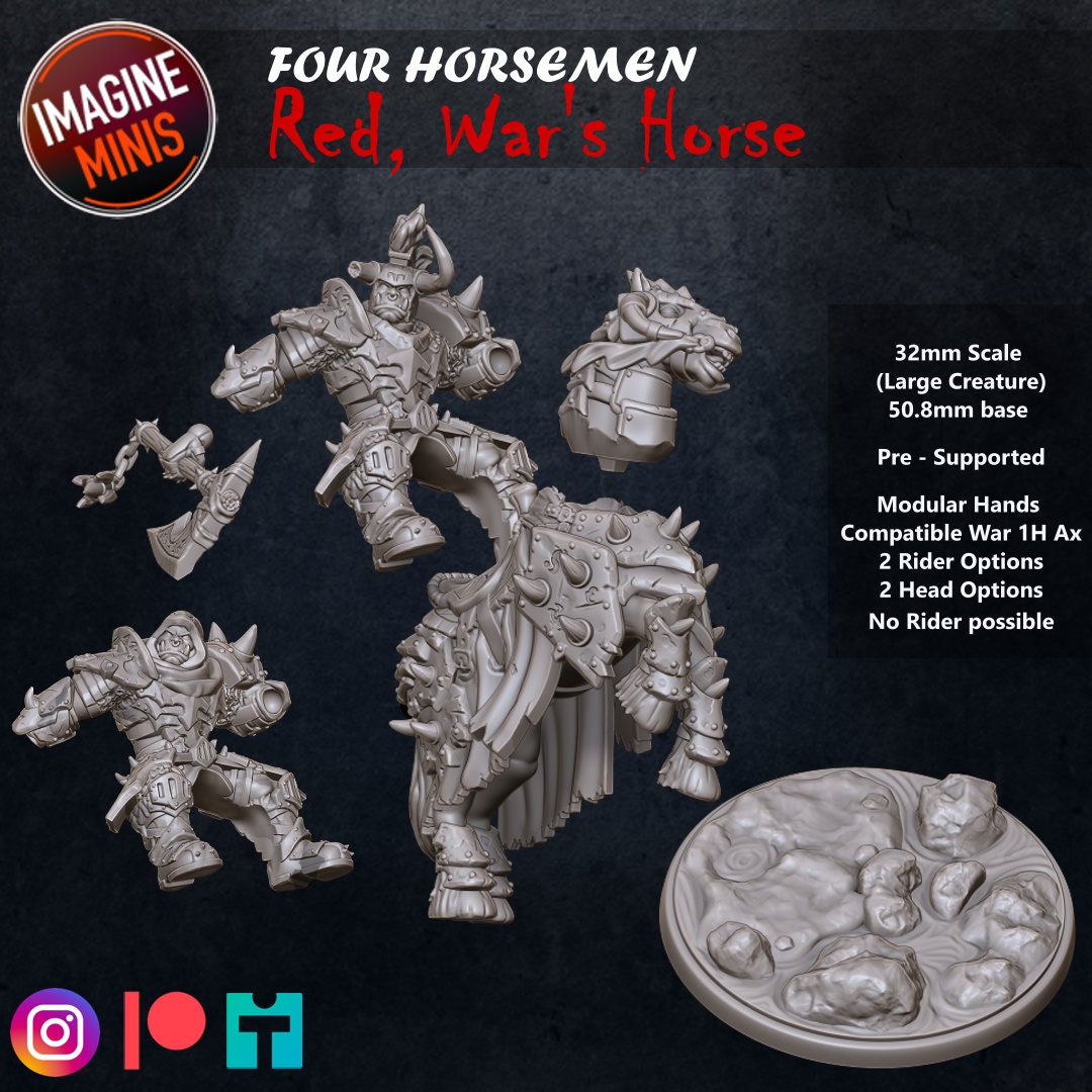 Four Horsemen - War - Mounted