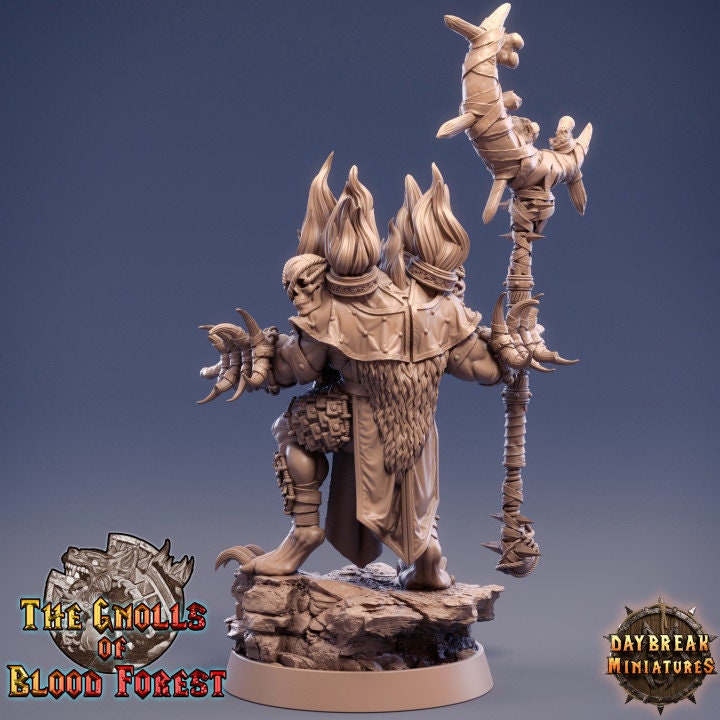 Uupa Feist - Gnoll Warlock - Unpainted Miniature