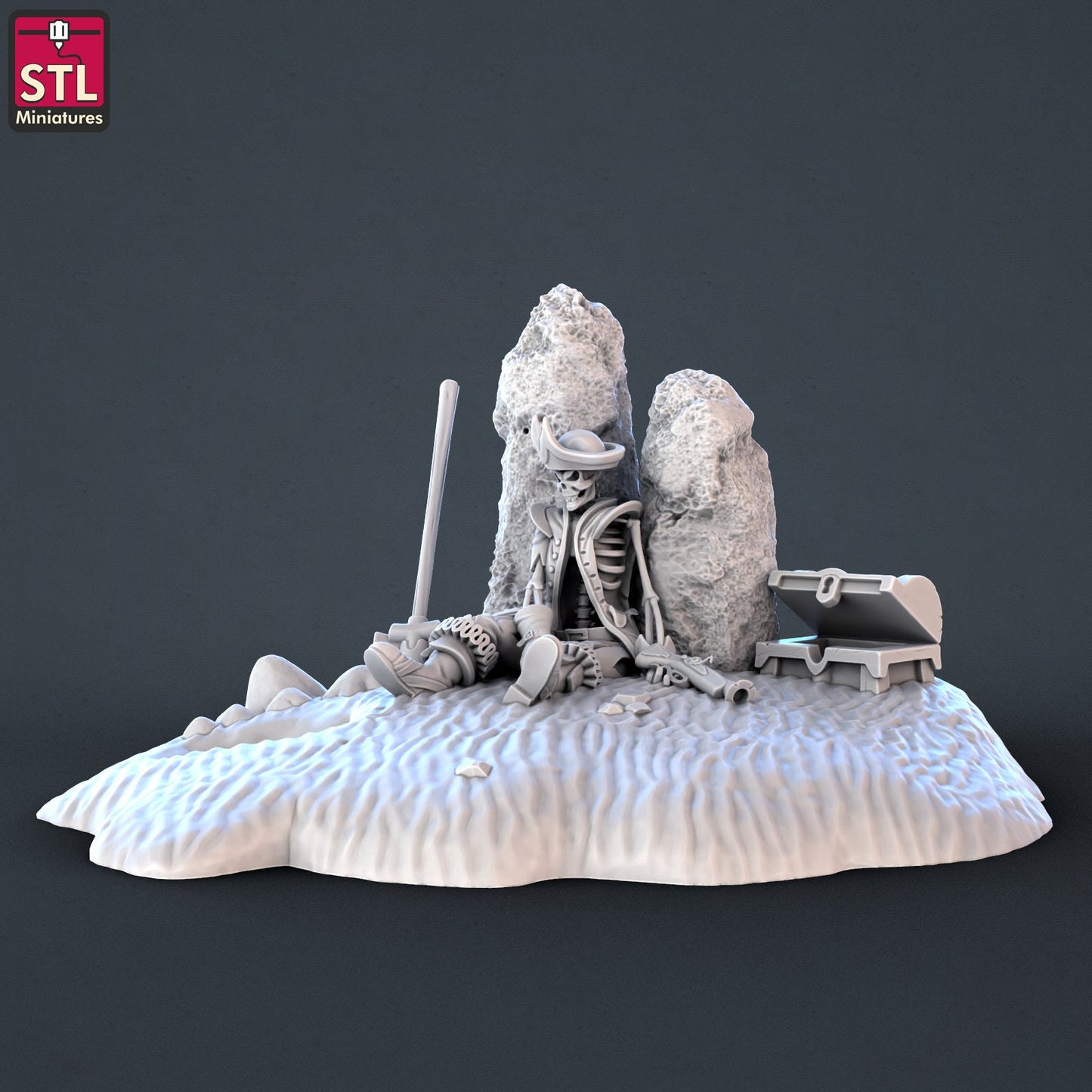 Island with Skeleton - Pirate Set