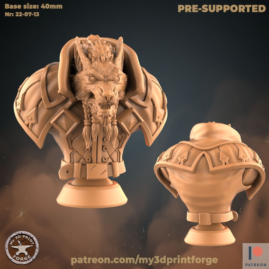 Werewolf Male - Unpainted Miniature