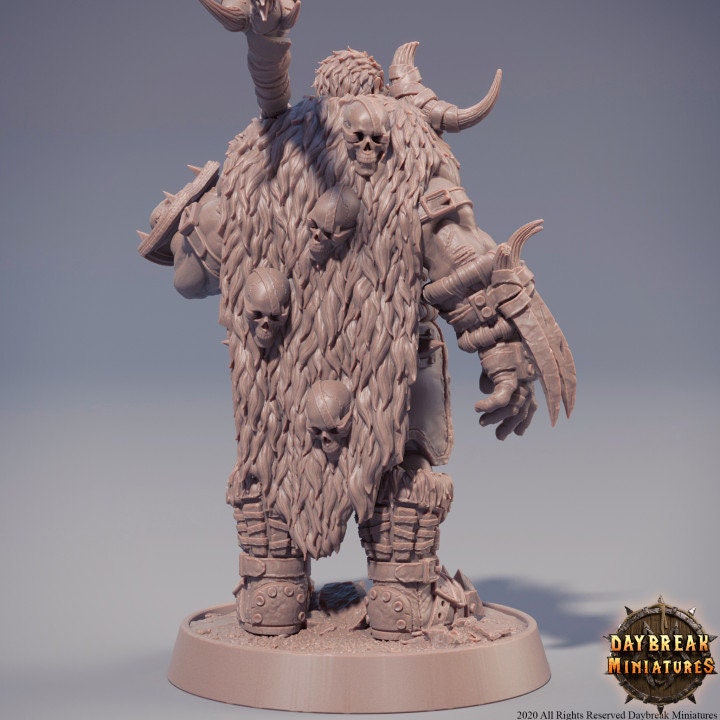 Dauger Mietz - Orc Barbarian - Unpainted Miniature