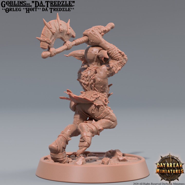 Orleg ”Hoit” da Tredzle - Goblin Miniature