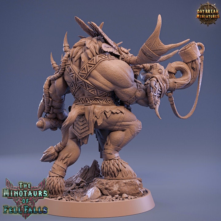 Talos Frakk - Minotaur with Horn - Unpainted Miniature