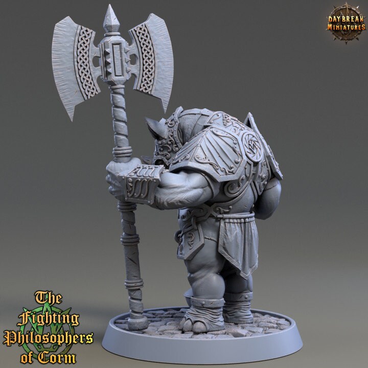 Archytas Heartfell - Rhinofolk - Unpainted Miniature