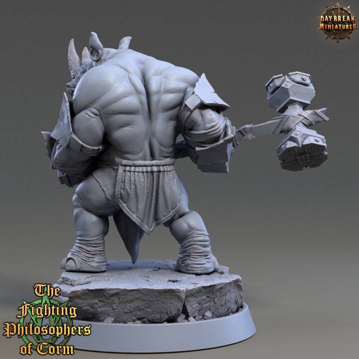 Brontinus Clubber - Rhinofolk - Unpainted Miniature