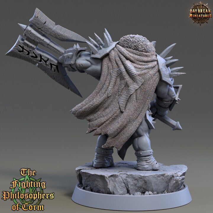 Dios the Jagged - Rhinofolk - Unpainted Miniature
