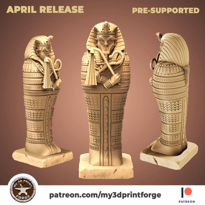Sarcophagus - 32mm Scale - Unpainted Miniature