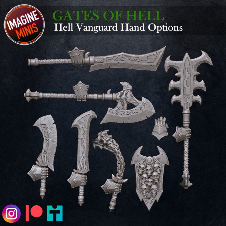 Hell Vanguard - Pose A - Unpainted Miniature