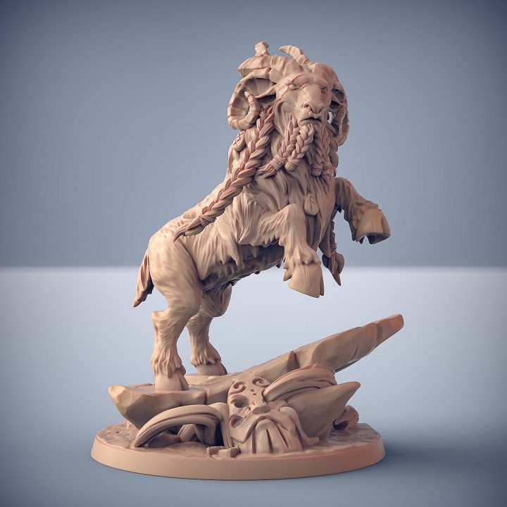 Lok-Ghobar - Dwarf Ram - Artisan Guild - Unpainted Miniature