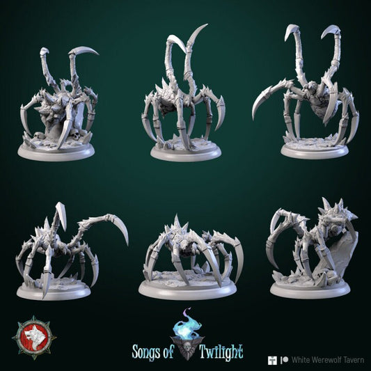 Spiders - Unpainted Miniatures