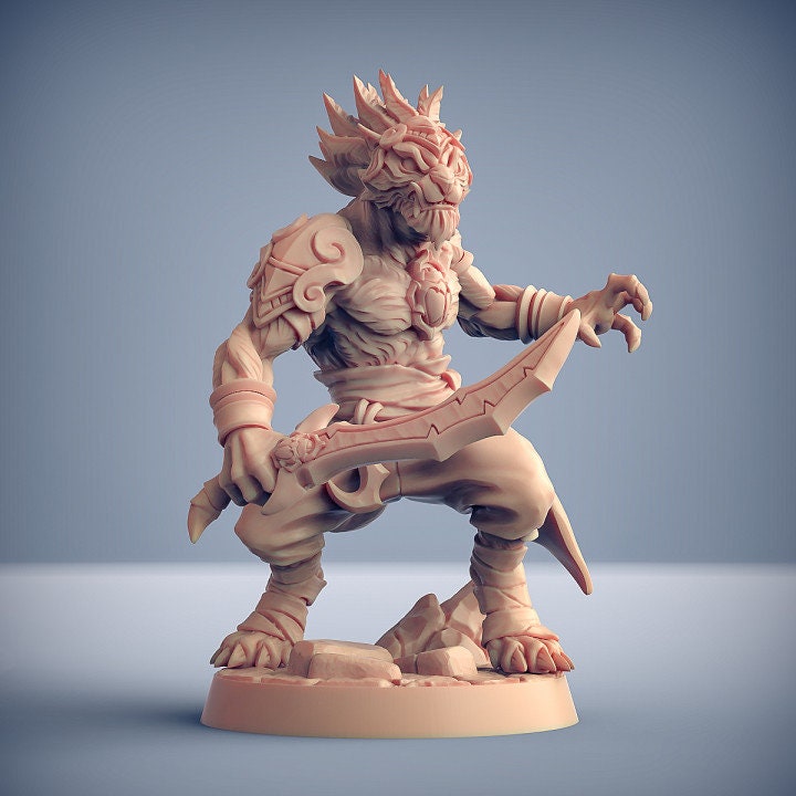 Rakshakin Headhunter - Pose D - Unpainted Miniature
