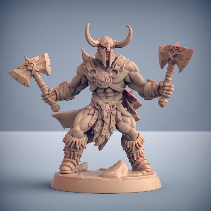 Dragonpeak Barbarian - Pose C - Unpainted Miniature