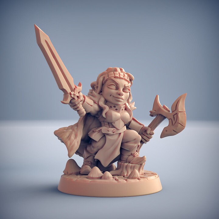 Mina - Beetroot Gnomes - Unpainted Miniature