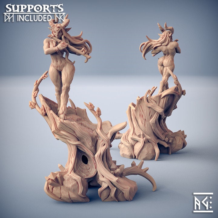 Nihae - Arverian Woodkeeper Set - Unpainted Miniature