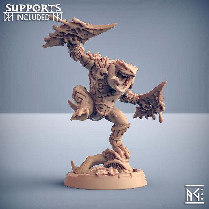 Swamp Gurunda Bull - Pose D - Unpainted Miniature